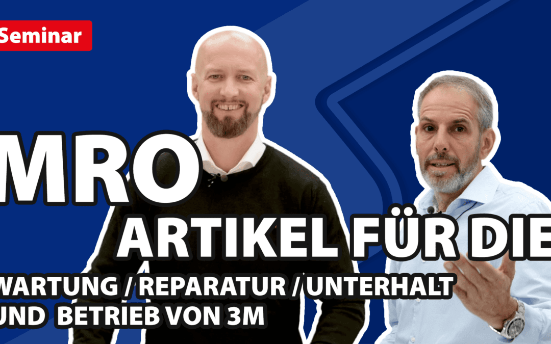 MRO Artikel für die Wartung, Reparatur, den Unterhalt und Betrieb von 3M